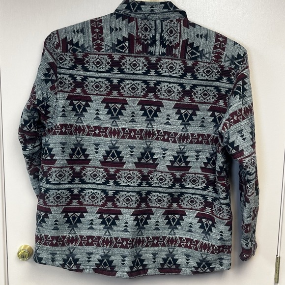 Duluth Trading Co Tucson Jac Shirt Jacket with Southwestern Aztec Print Size XL - Picture 2 of 5